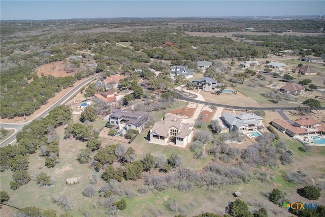 birds eye view of property featuring a residential view