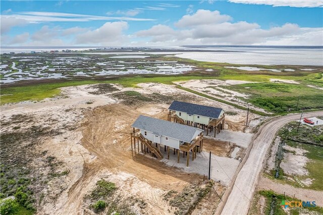 177 Powderhorn Ln, Port Lavaca, TX 77979 - bird's eye view featuring a water view