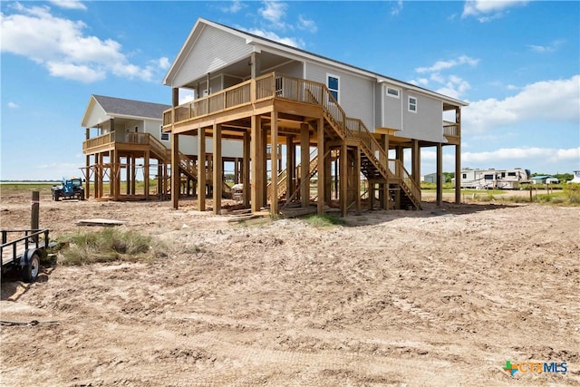 view of rear view of property