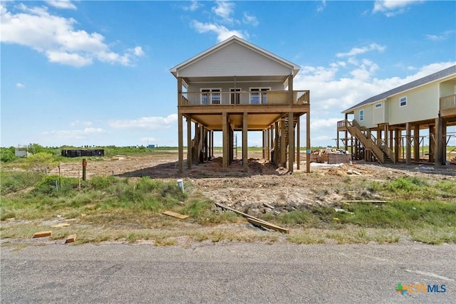 view of coastal home