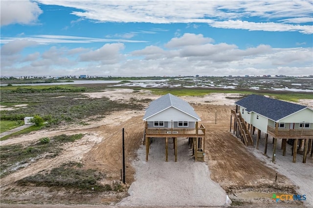 177 Powderhorn Ln, Port Lavaca, TX 77979 - drone / aerial view featuring a water view
