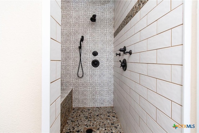 4360 Flint Oak Dr, Belton, TX 76513 - bathroom featuring tiled shower