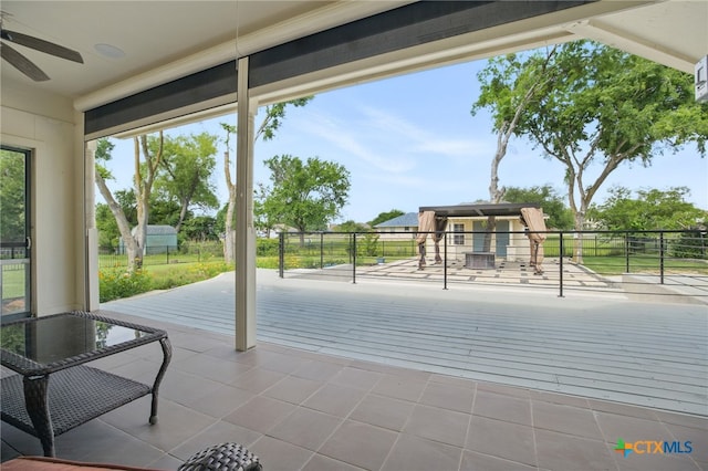 20904 Apache Plum Ln, Pflugerville, TX 78660 - view of unfurnished sunroom