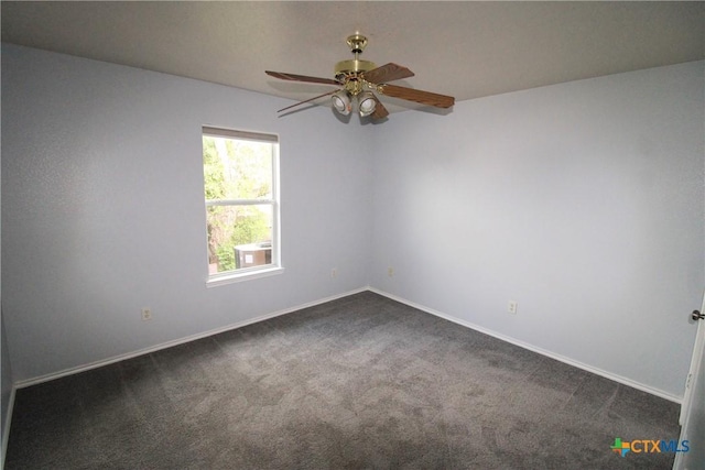 empty room featuring carpet flooring