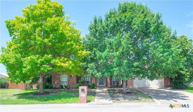 2210 Addax Trl, Harker Heights, TX 76548 - obstructed view of property with a garage and brick siding