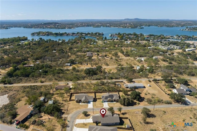 1512 Stonecrest Dr, Granite Shoals, TX 78654 - bird's eye view of a nearby body of water