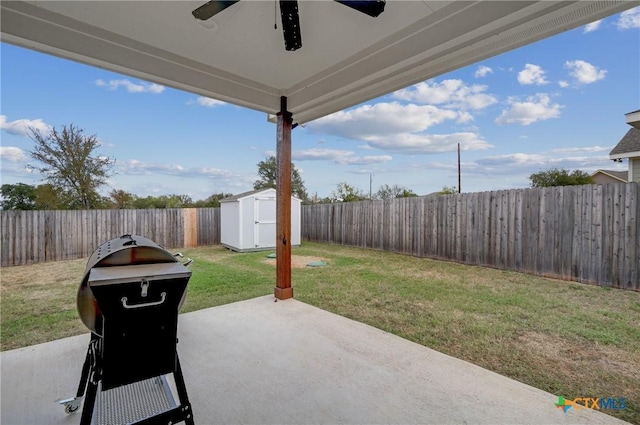 1512 Stonecrest Dr, Granite Shoals, TX 78654 - view of patio / terrace with a ceiling fan