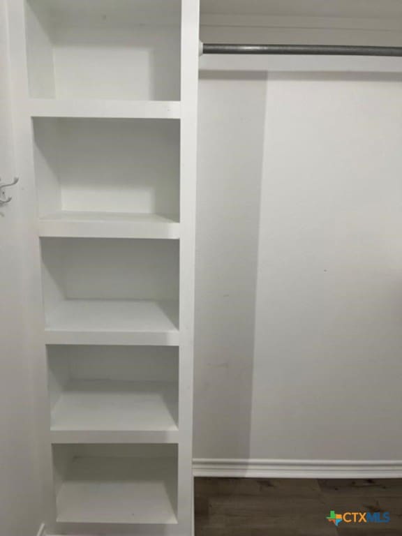 view of closet