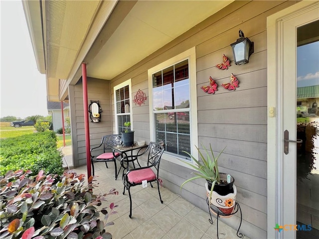 view of patio / terrace featuring a porch