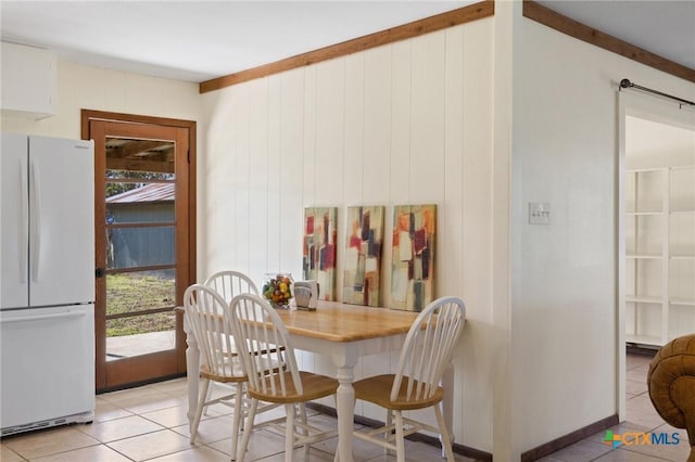 1068 Ranch Road 165, Blanco, TX 78606 - dining space featuring light tile patterned floors