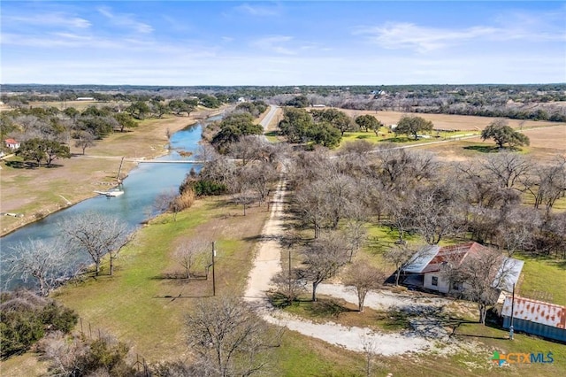 1068 Ranch Road 165, Blanco, TX 78606 - drone / aerial view of a nearby body of water
