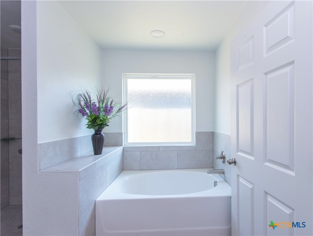 bathroom with a bathtub