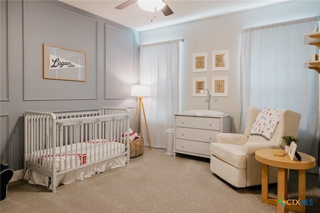 110 Terra Vista Ranch Rd, Victoria, TX 77904 - bedroom featuring a crib and carpet
