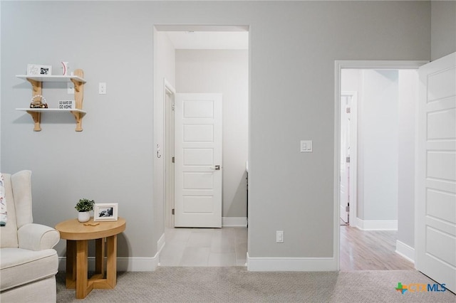 110 Terra Vista Ranch Rd, Victoria, TX 77904 - sitting room featuring light colored carpet and baseboards