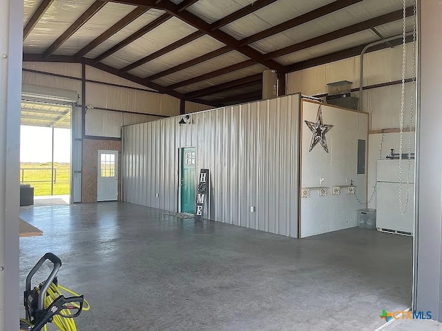 205 Lasalle Rd, Inez, TX 77968 - garage featuring white fridge