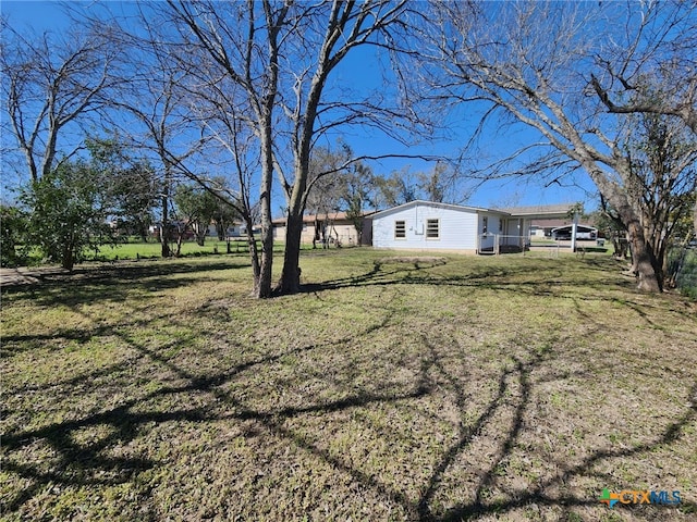 view of yard