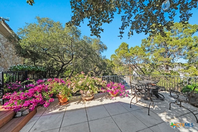 view of patio