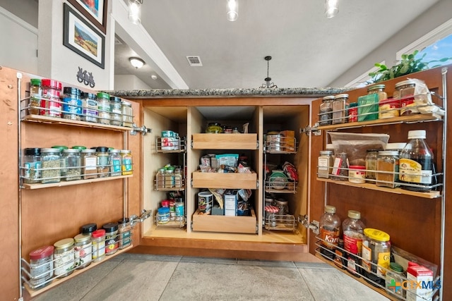 view of pantry