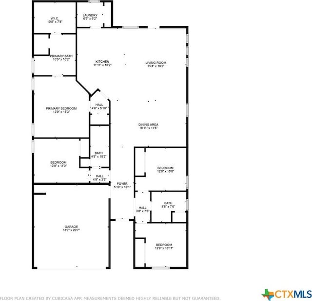 7917 Purvis St, Temple, TX 76502 - view of room layout