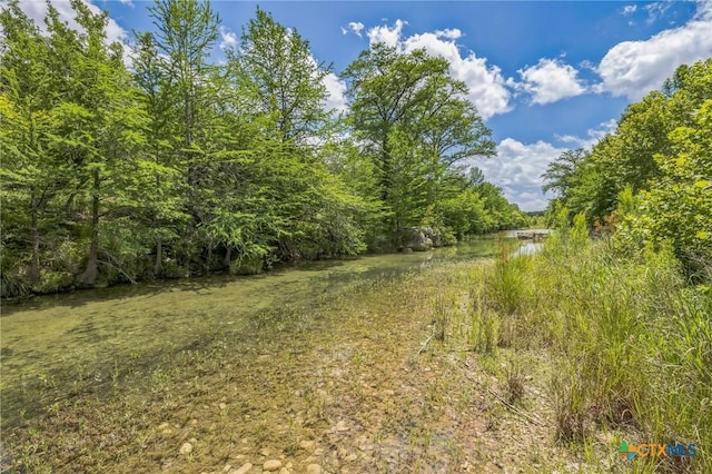 959 Highland Dr, Bandera, TX 78003 - view of yard with a view of trees and a water view