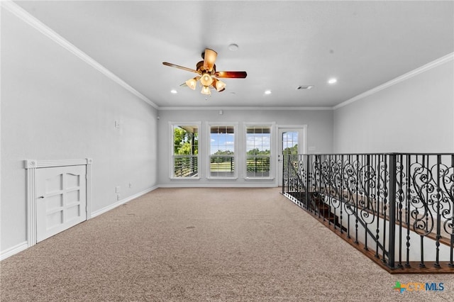 1546 W Fm 93rd Hwy Unit 207, Temple, TX 76502 - view of community featuring ceiling fan, ornamental molding, and recessed lighting