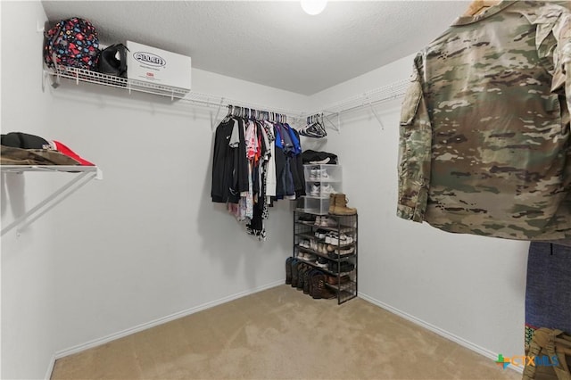 7611 Presidio Crk, Boerne, TX 78015 - walk in closet featuring carpet