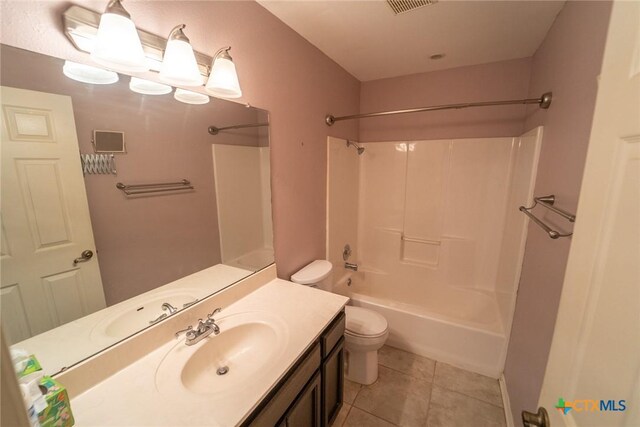 206 Ashland Crk, Victoria, TX 77901 - full bath with vanity, shower / tub combination, and tile patterned floors