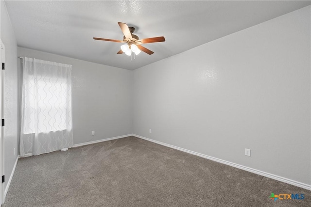 730 Eagle Pass Dr, Salado, TX 76571 - carpeted spare room with ceiling fan