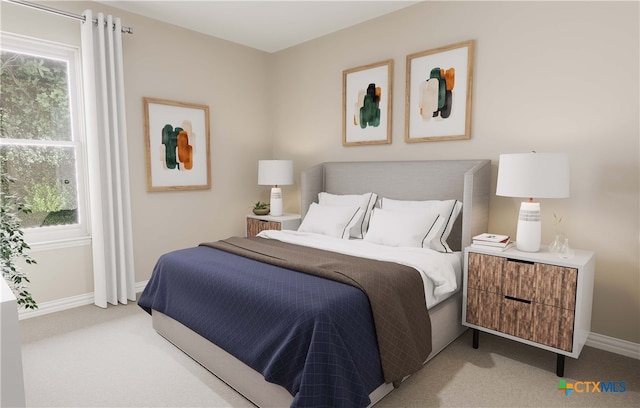 3812 Poteet Ct, Temple, TX 76504 - carpeted bedroom with baseboards and multiple windows