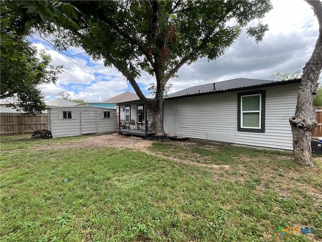 1210 N Milam St, Seguin, TX 78155 - back of house with a deck
