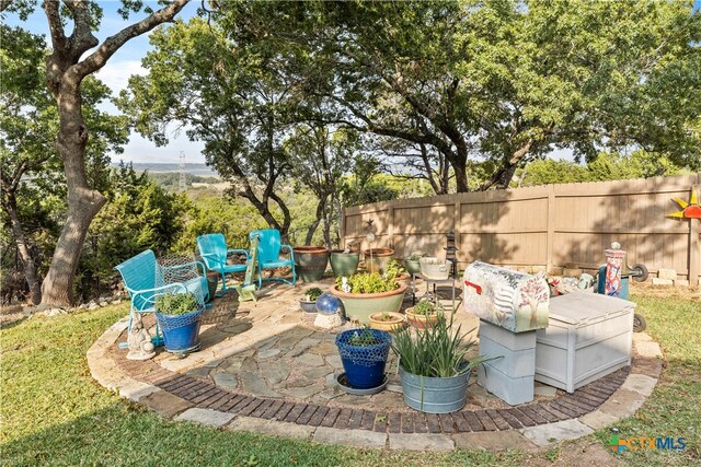 view of patio