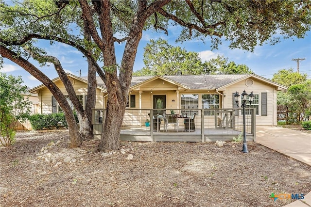 view of ranch-style house