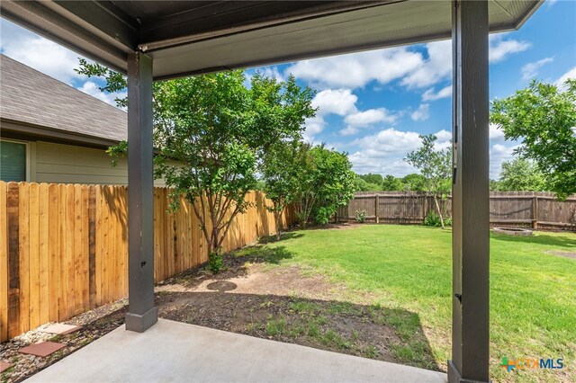 1904 Garretts Way, Manchaca, TX 78652 - view of yard with a patio area and a fenced backyard