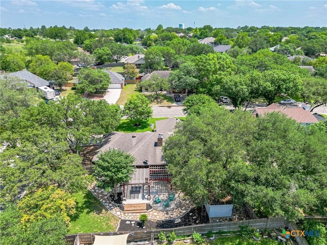 806 Northstar Loop, New Braunfels, TX 78130 - aerial view of a tree filled landscape