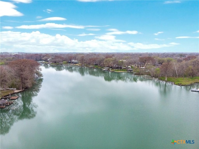 property view of water