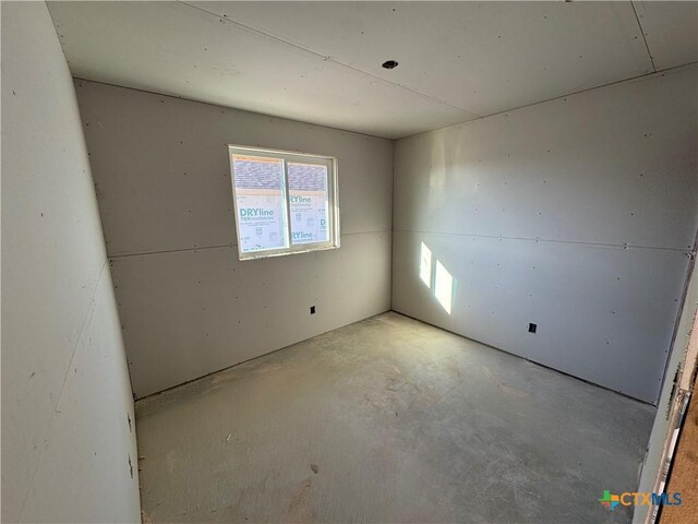 2528 Cowgirl Trl, Belton, TX 76513 - spare room with unfinished concrete flooring