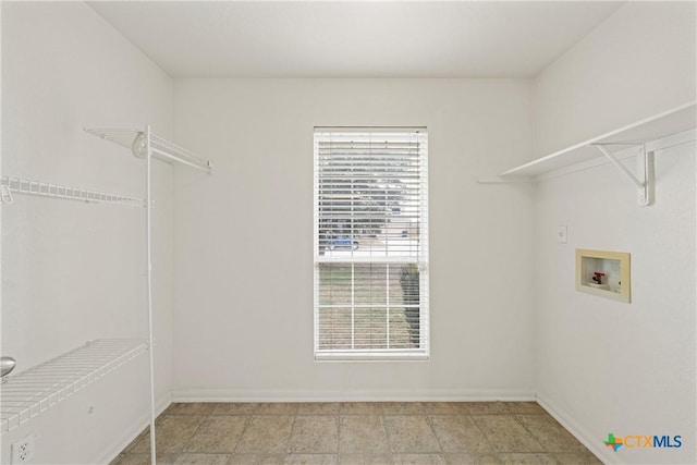 laundry area featuring washer hookup