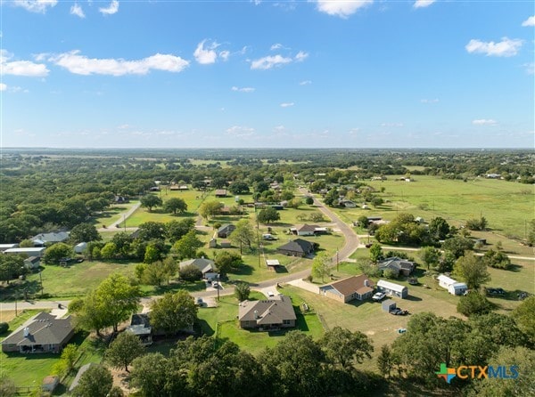 aerial view featuring a residential view