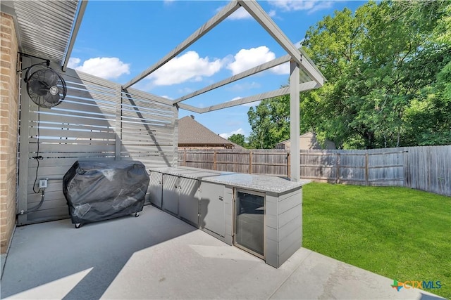 5010 Fallen Tree Dr, Temple, TX 76502 - view of patio / terrace with area for grilling and grilling area