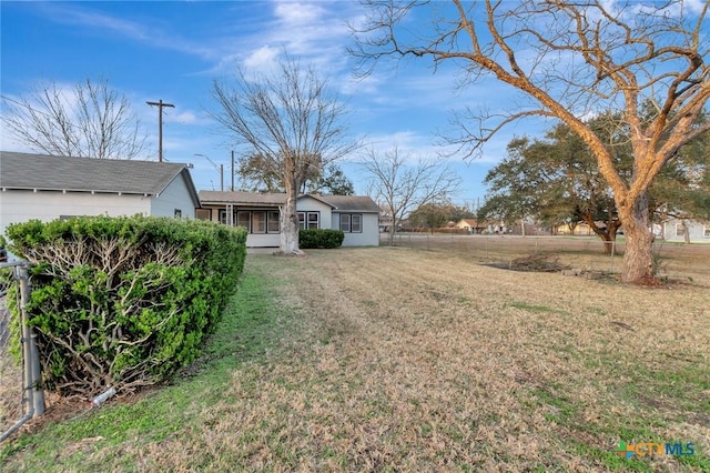 view of yard