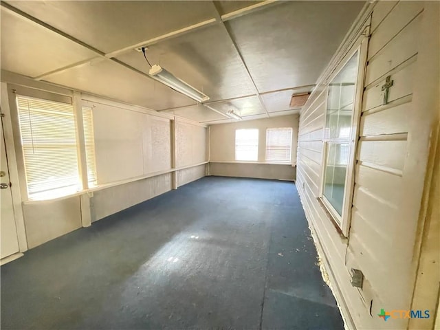 348 N Burke St, Goliad, TX 77963 - interior space featuring unfinished concrete floors