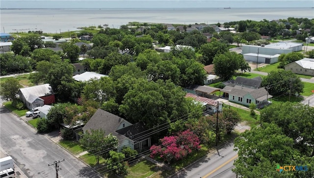 202 S Virginia St, Port Lavaca, TX 77979 - aerial view of residential area featuring a large body of water