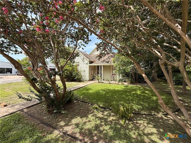 202 S Virginia St, Port Lavaca, TX 77979 - view of property hidden behind natural elements featuring a front lawn