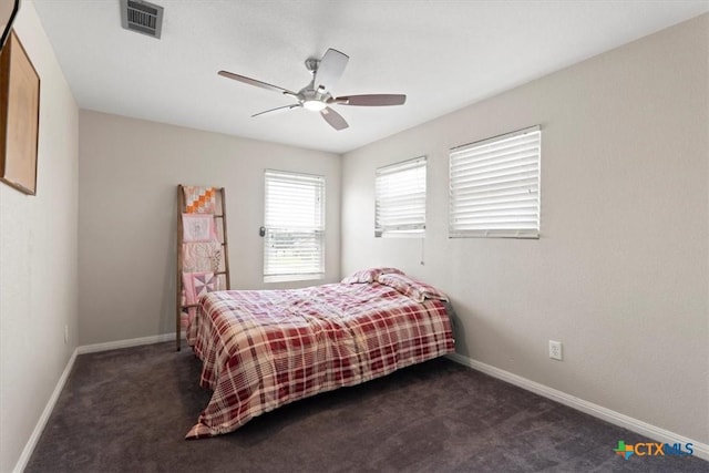 4203 Rambling Range Dr, Killeen, TX 76549 - bedroom featuring carpet floors and a ceiling fan