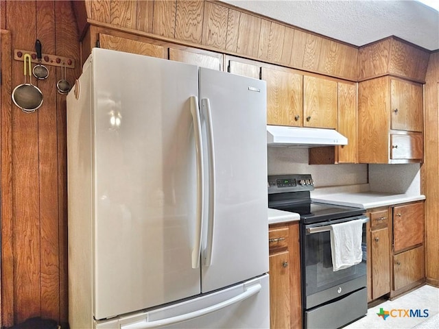 kitchen with appliances with stainless steel finishes