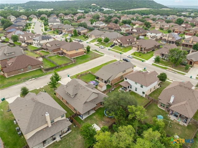 bird's eye view featuring a residential view