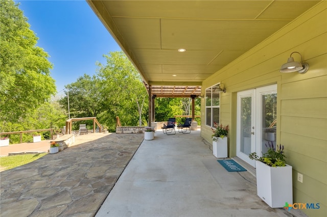 view of patio