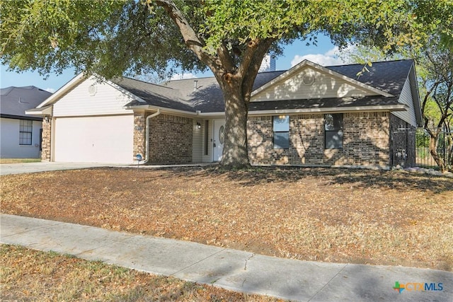 ranch-style house with a garage