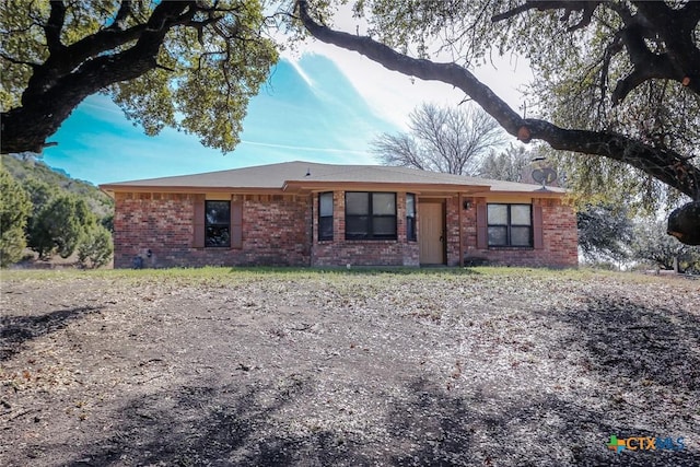 view of ranch-style home