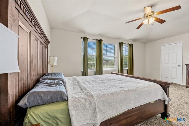 3610 Parkmill Dr, Killeen, TX 76542 - carpeted bedroom with ceiling fan